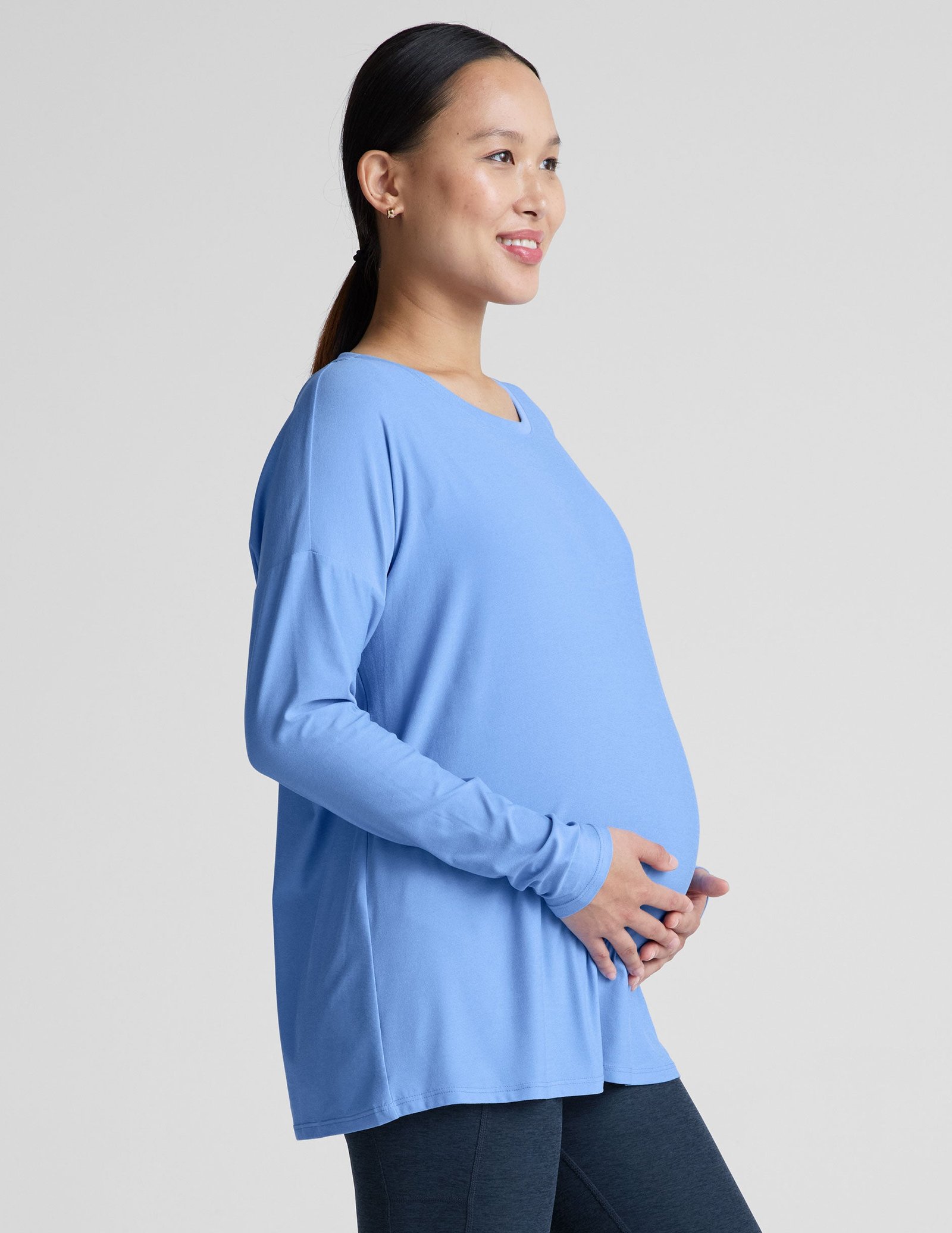Featherweight Feels Like Home Long Sleeve Maternity Top