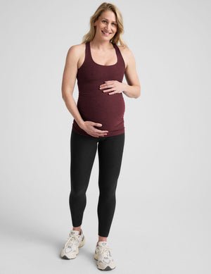 red maternity racerback tank top.