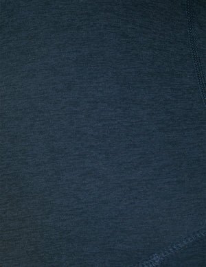 blue maternity biker short with pocket at sides