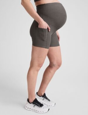 Spacedye Keep Pace 5" Maternity Pocket Biker Short