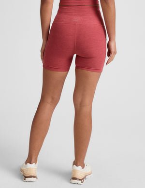 red high-waisted 5